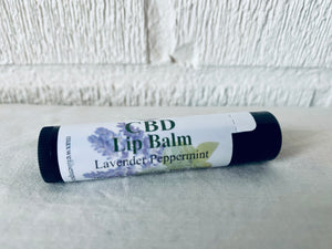 CBD LIP BALM - LAVENDER PEPPERMINT