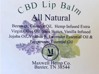 CBD LIP BALM - LAVENDER PEPPERMINT