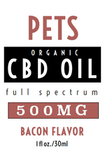 BACON FLAVOR CBD OIL FOR PETS