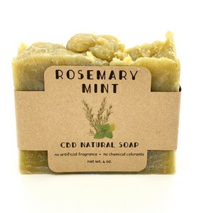 ROSEMARY MINT HEMP - CBD NATURAL SOAP