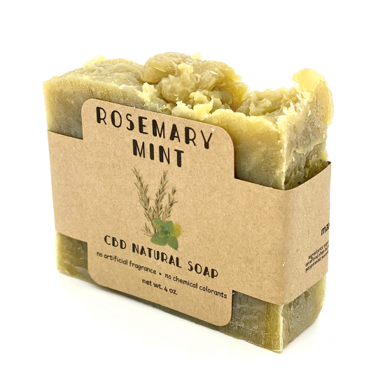 ROSEMARY MINT HEMP - CBD NATURAL SOAP