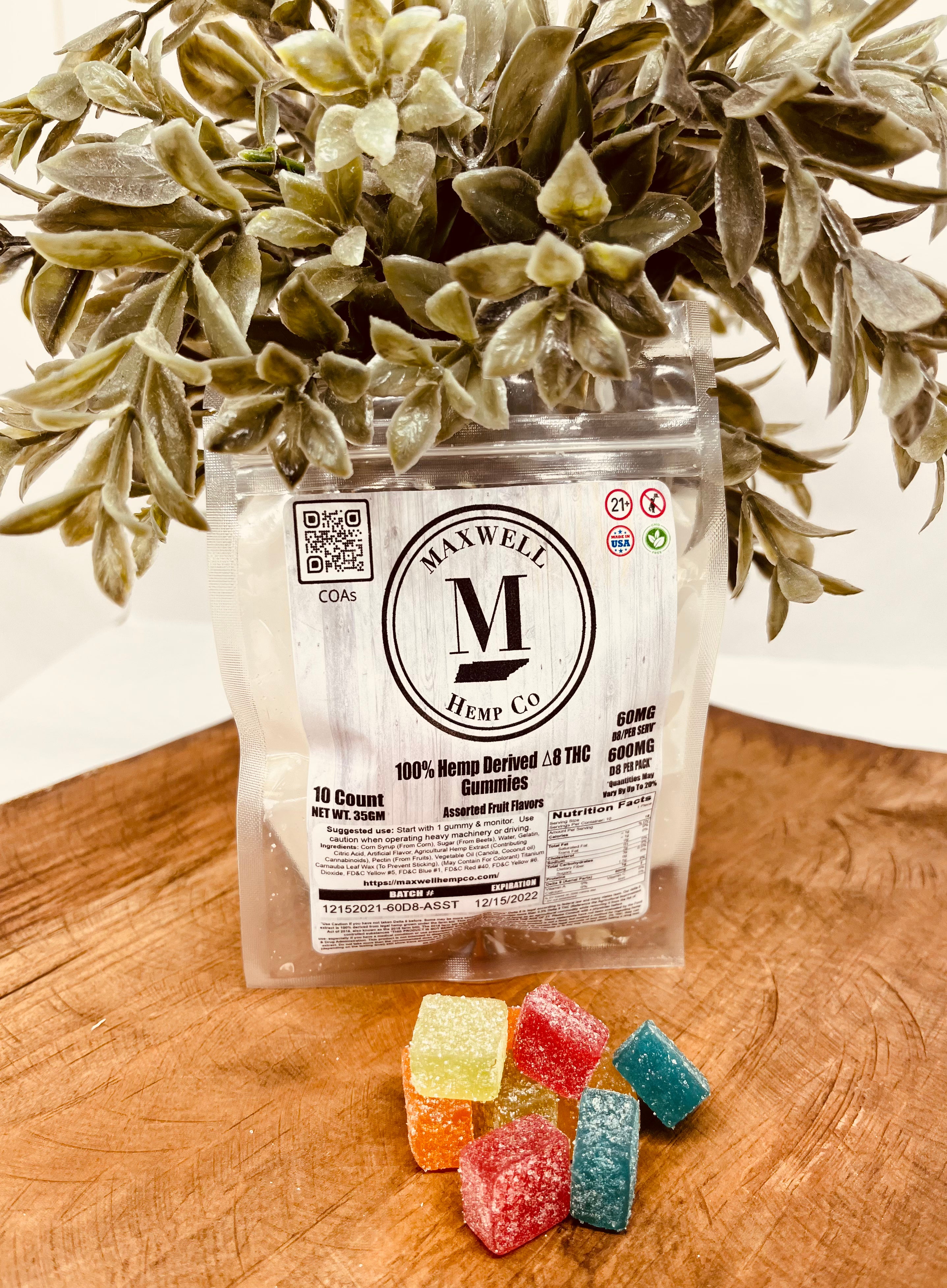 D8 gummy’s - 60mg